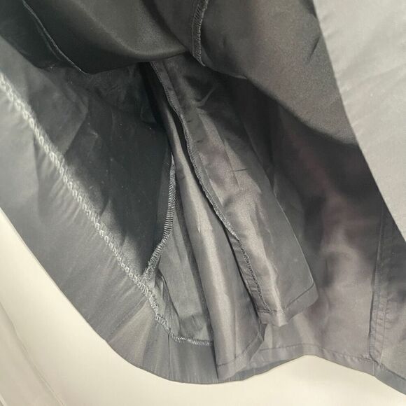 Vera Wang Maids Black Hutch Slim Spaghetti Strap Bow-Back Midi Dress Size 12 - Picture 3 of 10